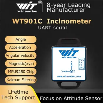 WitMotion WT901C Nagy Pontosságú 9-Tengely AHRS Inclinometer Gyorsulásmérő+Giroszkóp+Szög+mágneses Mező(XYZ), adja meg a PC/Android Alkalmazás