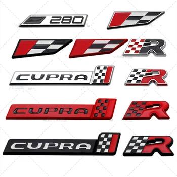 1db 3D-s, Fém Matrica a Seat Leon, Altea Ibiza Fiat 500 Punto Tipo Ducato CUPRA R Autó Csomagtartójában Test Embléma Jelvény Stílus Matricák
