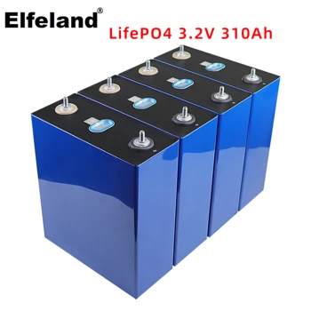 új 3.2 v 310ah lifepo4 akkumulátor lítium-vas-foszfát napelem fokozatú 12v 24v 48v 320AH EU MINKET adómentes