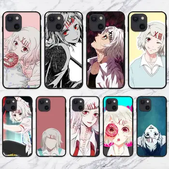 T-Tokyo-Ghoul-Anime-Juzo-Suzuya Telefon tok iPhone 11 12 Mini Pro 13 XS Max X 8 7 6 Plusz 5 SE XR Shell
