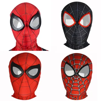 Cosplay Jelmez Kiegészítő Peter Parker Maszkok Spider-man A Spider-vers, Mert Szuper Hős Maszkok Felnőtt Gyerekek Ajándék Halloween