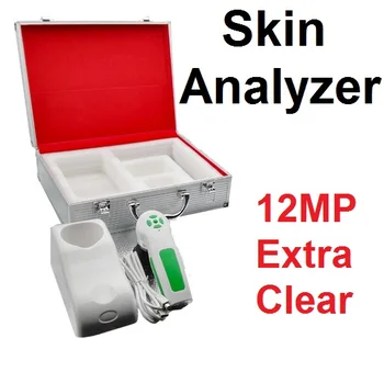 2022 Új Bőr Analyzer 12 MP Mega-Pixeles Nagy Felbontású Digitális CCD USB-Bőr Fényképezőgép Elemzés Skinscope angol spanyol orosz