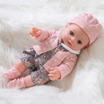 Új, 12 colos Teljes Szilikon Baby Doll 30cm Reborn Baba Silicona Babák, Gyerekek, Fiú Játék