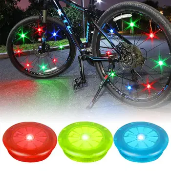 Kerékpár Villogó Fény Kiegészítők, Kerékpár Beszélt Lámpa Országúti Kerékpár Acél Huzal Lámpa Kerékpár LED-es Hot Wheels Korcsolyázás Kerekek Díszítő Fény