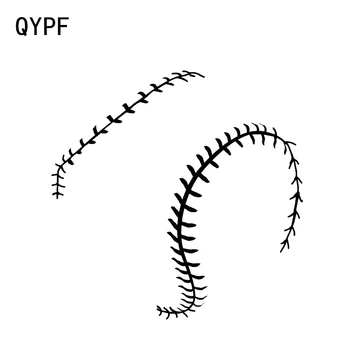QYPF 11*10.9 CM Érdekes Baseball Dekoráció Autó Fényvisszaverő Matrica Vinil Kiváló Minőségű Kiegészítők, Motoros C16-0667