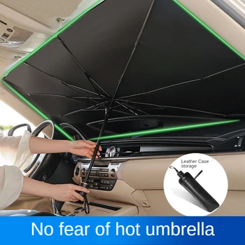 125cm 145cm Összecsukható Autó Szélvédő Nap Árnyékban Esernyő Kocsi UV-Fedezze Napernyő, Hőszigetelés hátsó Ablak Belső Védelem