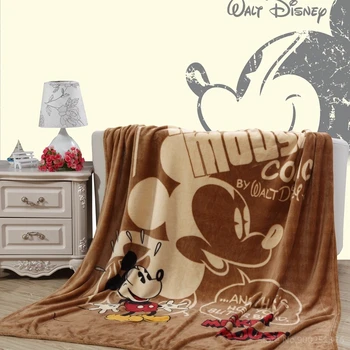 Disney Rajzfilm Mickey Minnie Egér Szem Takaró Puha Meleg Flanel Takarót lapos Lapos a Fiúk, Lányok, Ágy Kanapé Kanapé