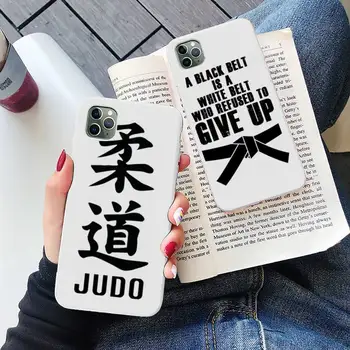 Judo, jiu-jitsu Telefon Esetében Cukorka Színű iPhone 6 6 7 8 11 12 X X SE 2020 XR mini pro Plus MAX puha TPU mobil táskák coque közelében