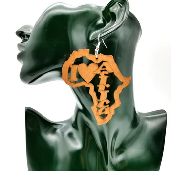 YD&YDBZ Új Afrikai Stílus Nagy Fülbevaló Nők Csepp Fülbevaló Elefánt Medál Ékszer, Divat Fa Fülbevaló Lehet Egyéni Fül Tartozék