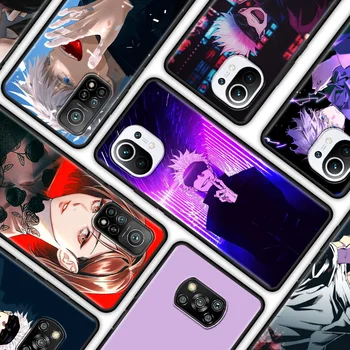 Jujutsu Kaisen Anime Telefon Esetében a Xiaomi Mi Poco X3 Pro M3 Pro 5G F3 Pocophone F1 Érdekesség Capa védőborítás