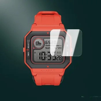 Smartwatch Edzett Üveg Átlátszó Védőfólia Őr Amazfit Neo Sport Intelligens Karóra LCD Kijelző Teljes Képernyő Védő Fedél