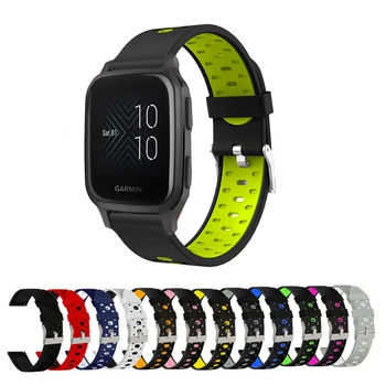 20MM Smartwatch Csere-Pánt A Garmin Venu SQ Szilikon Watchband A Garmin vivoactive 3/Forerunner 245/Venu Karkötő