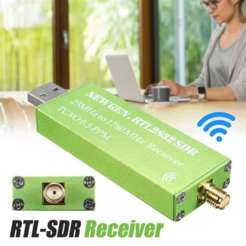USB Adapter RTL-SDR RTL2832U + R820T2+ 1Ppm TCXO TV Tuner Stick Vevő