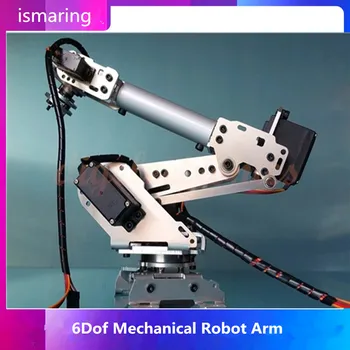 6Dof Mechanikus Robot Kar Teljes Acél Csapágy Karod, Karom A Szervó Az Arduino Robotika DIY Gyermekek Robot Modell Játék