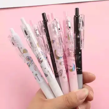 6 csillagközi nyomja tollak 0.5 szén-pen-koreai verzió toll nyomja meg a toll a diákok jóképű semleges toll tanulás, papíráru