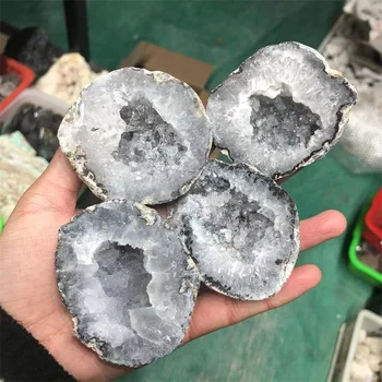 Természetes Kövek Kvarc Kristály Magas Minőségű Achát Geode Drágakövek Gyógyító Reiki Otthoni Dekoráció