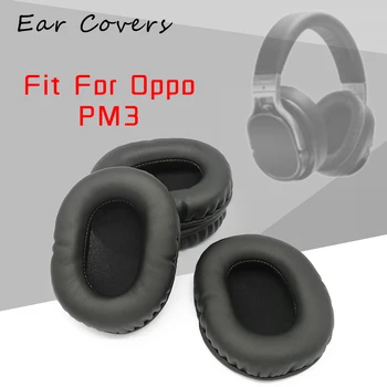 Fülvédő Az Oppo PM3 Fejhallgató Fülpárna Csere Fülhallgató Fülbe Pad PU Bőr-Szivacs Hab