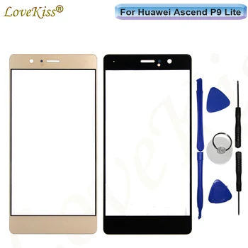 A Huawei P9 Lite G9 Lite P9 Plusz EVA-L19 VIE-L09 érintőképernyő Csere előlap LCD Kijelző Külső Üveg objektívvédő
