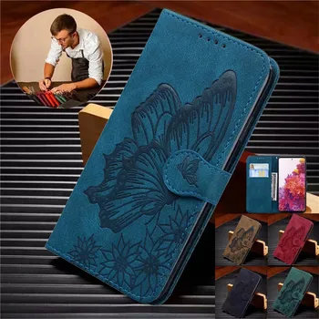 Klasszikus Retro Pillangó Bőr Telefon tok Xiomi Redmi Megjegyzés 8Pro 8 Note8 Pro 8A Kártya Tartóját Hasp Tárca Táskák Fedél