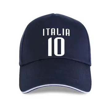 új sapka kalap 2021 2021 Nyáron a Férfiak 100% Olasz Pamut Baseball Sapka Blau Br-10 2021 Jersey-Trikot Nummer 10 Italia Soccers