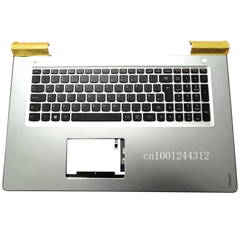 Új, Eredeti laptop Lenovo ideapad 700-17 700-17ISK egyesült KIRÁLYSÁG Palmrest nagybetűs Billentyűzet Keret Fedezi Ezüst 5CB0K93620
