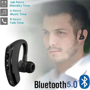 Fejhallgató-V9 Bluetooth-kompatibilis Fülhallgató kihangosító Vezeték nélküli Fülhallgató zajvédelem Mikrofonnal Kiváló Minőségű Sztereó Audio