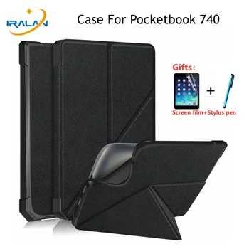 Origami Több Szögben Álljon az Esetben a PocketBook 740 7.8 hüvelykes E-Könyv Mágneses Fedezni Pocketbook InkPad 3/3 Pro/szín+Toll