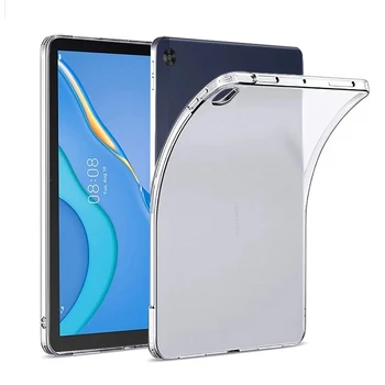 Tablet Esetében Kindle Fire HD10 HD8 Plusz 2021 10.1 hüvelykes HD-10 HD 8 2017 2019 Shell Cover TPU Szilikon Átlátszó Slim Cover