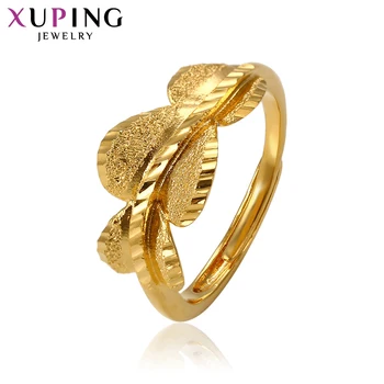 Xuping Elegáns Gyűrű Temperamentum Népszerű Design Varázsa Stílusú Gyűrű Nők Tiszta Arany Színű, Aranyozott Ékszer Karácsonyi Ajándék 14356