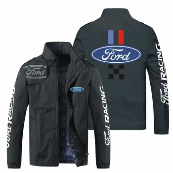 Tavasz, Ősz Technológia Egységes Ford Logó a Kabát Levehető Kalap Férfi Katonai Széldzseki Szabadtéri Szélálló Kabát F1-es Felső