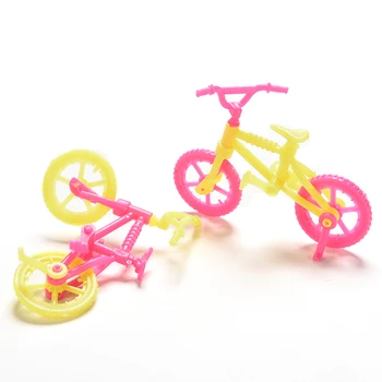 Új 2 Db Mini Kerékpár, Kerékpárok, Játék, Szülinapi Ajándék, Baba Kiegészítők Illik a 10cm Babák a babi Tartozékok Lányok